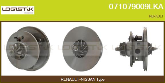 Core assembly, turbocharger (071079009LKA)