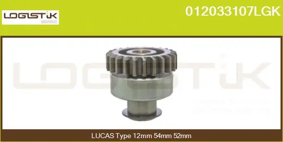 Pinion, starter (012033107LGK)