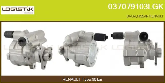 Hydraulic Pump, steering (037079103LGK)