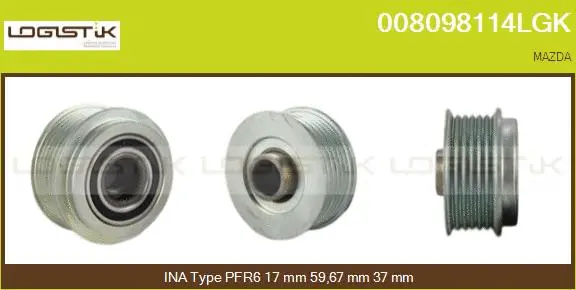 Belt Pulley, alternator (008098114LGK)