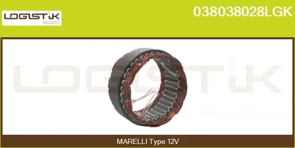 Stator, alternator (038038028LGK)