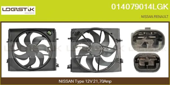 Electric Motor, radiator fan (014079014LGK)