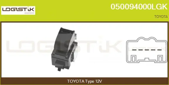 Switch, window regulator (050094000LGK)