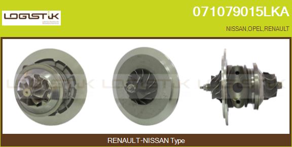 Core assembly, turbocharger (071079015LKA)