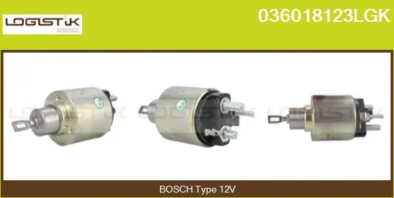 Solenoid Switch, starter (036018123LGK)