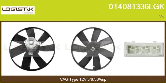 Fan, engine cooling (014081336LGK)