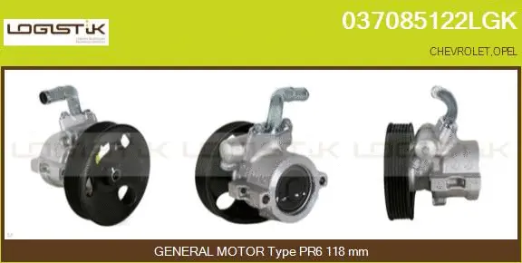 Hydraulic Pump, steering (037085122LGK)