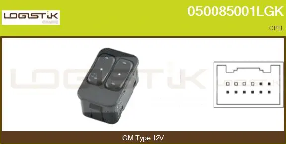 Switch, window regulator (050085001LGK)