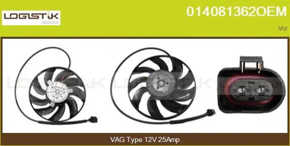 Fan, engine cooling (014081362OEM)