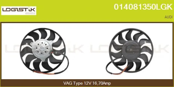 Fan, engine cooling (014081350LGK)