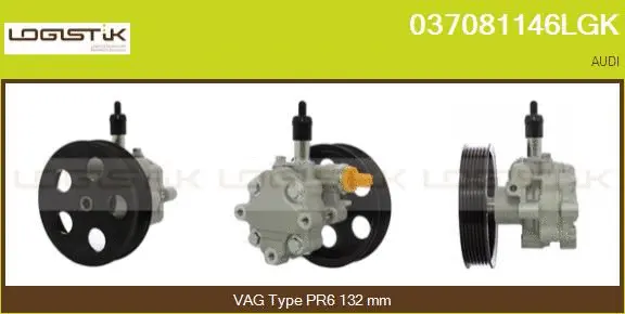 Hydraulic Pump, steering (037081146LGK)