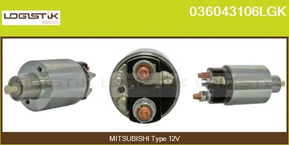 Solenoid Switch, starter (036043106LGK)
