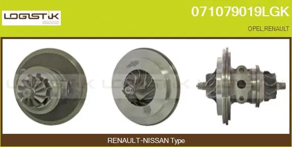 Core assembly, turbocharger (071079019LGK)