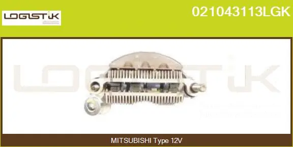 Rectifier, alternator (021043113LGK)