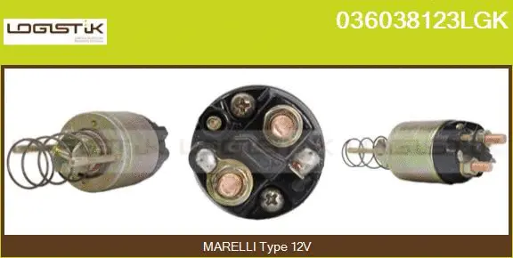 Solenoid Switch, starter (036038123LGK)