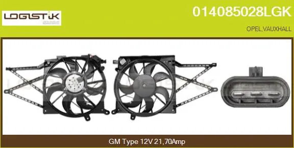 Electric Motor, radiator fan (014085028LGK)