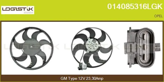 Fan, engine cooling (014085316LGK)