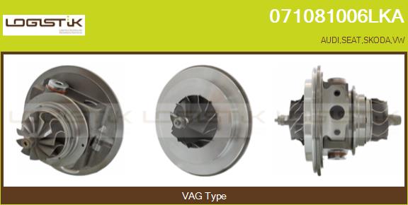 Core assembly, turbocharger (071081006LKA)