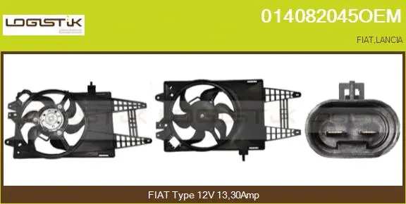 Electric Motor, radiator fan (014082045OEM)