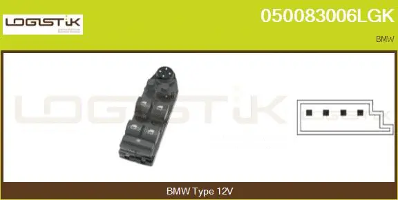 Switch, window regulator (050083006LGK)