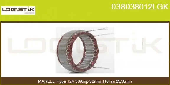 Stator, alternator (038038012LGK)