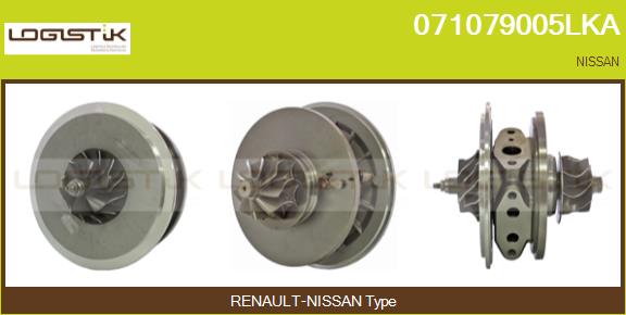 Core assembly, turbocharger (071079005LKA)