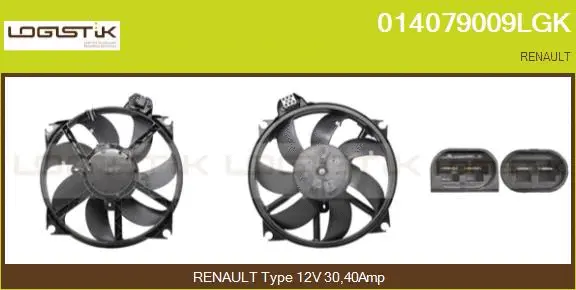 Electric Motor, radiator fan (014079009LGK)