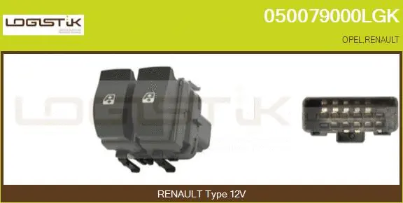 Switch, window regulator (050079000LGK)