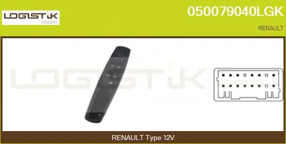 Switch, window regulator (050079040LGK)