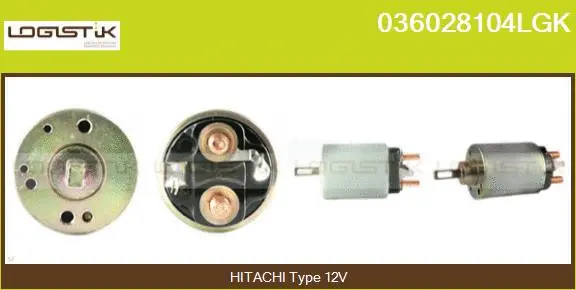 Solenoid Switch, starter (036028104LGK)