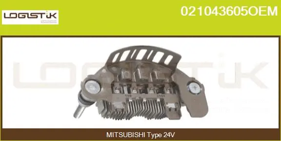 Rectifier, alternator (021043605OEM)