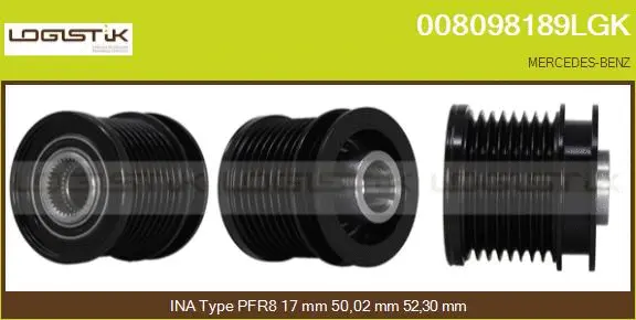 Belt Pulley, alternator (008098189LGK)
