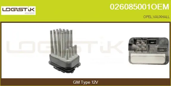 Resistor, interior blower (026085001OEM)