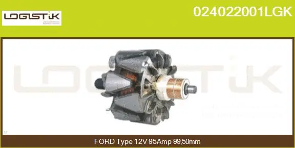 Rotor, alternator (024022001LGK)