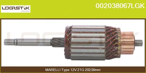 Armature, starter (002038067LGK)