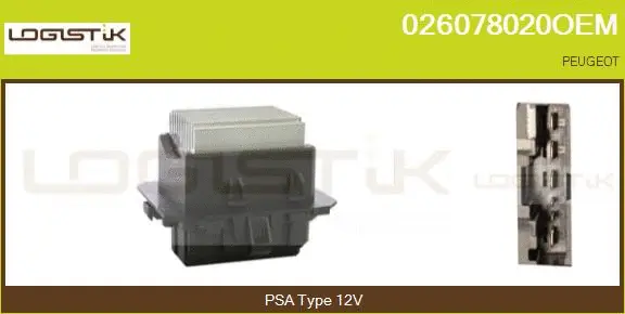 Resistor, interior blower (026078020OEM)