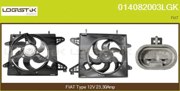 Electric Motor, radiator fan (014082003LGK)