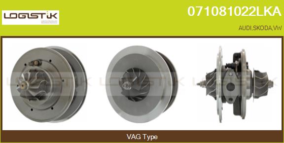 Core assembly, turbocharger (071081022LKA)