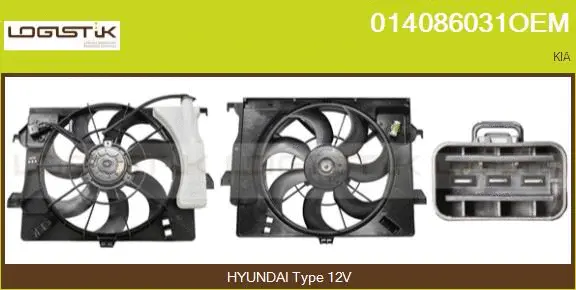 Electric Motor, radiator fan (014086031OEM)
