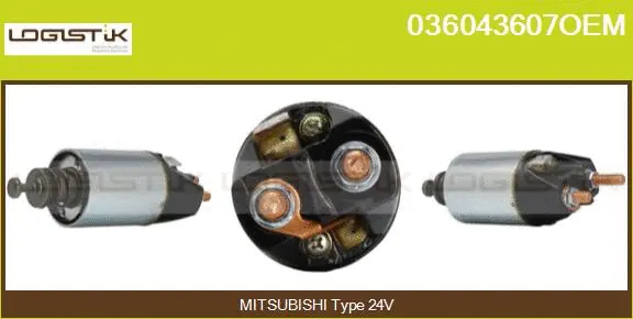 Solenoid Switch, starter (036043607OEM)