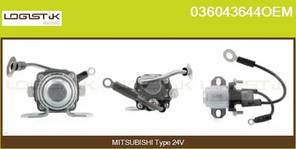 Solenoid Switch, starter (036043644OEM)