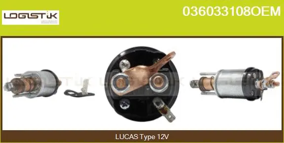 Solenoid Switch, starter (036033108OEM)