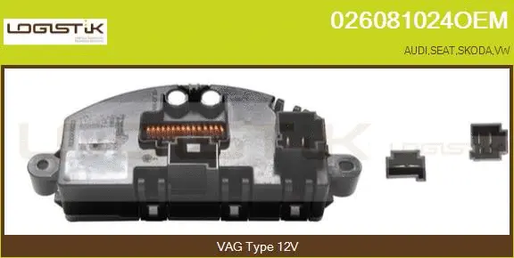 Resistor, interior blower (026081024OEM)