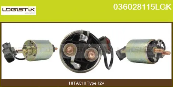 Solenoid Switch, starter (036028115LGK)