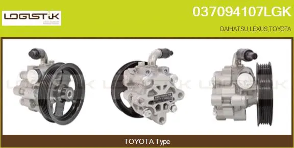 Hydraulic Pump, steering (037094107LGK)