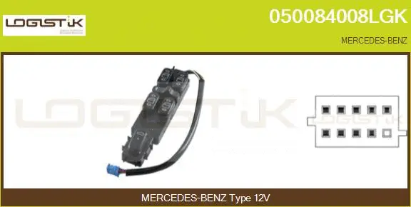 Switch, window regulator (050084008LGK)