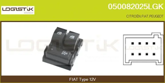 Switch, window regulator (050082025LGK)