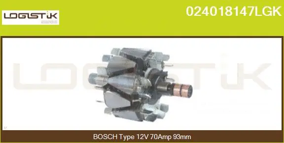 Rotor, alternator (024018147LGK)