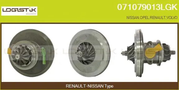 Core assembly, turbocharger (071079013LGK)