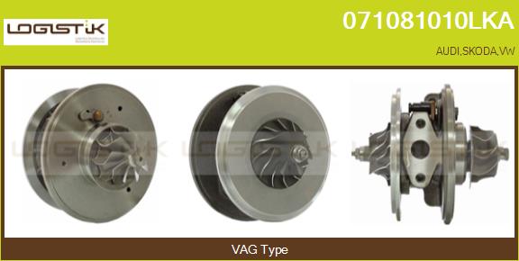 Core assembly, turbocharger (071081010LKA)